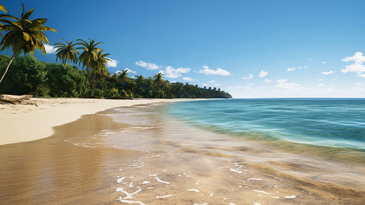 Playas en río San Juan